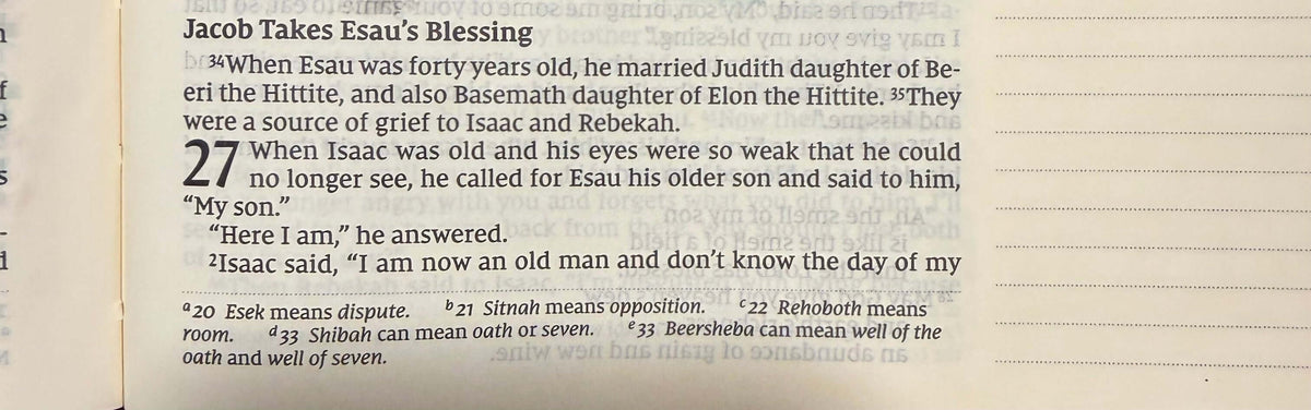 Genesis Chapter 27