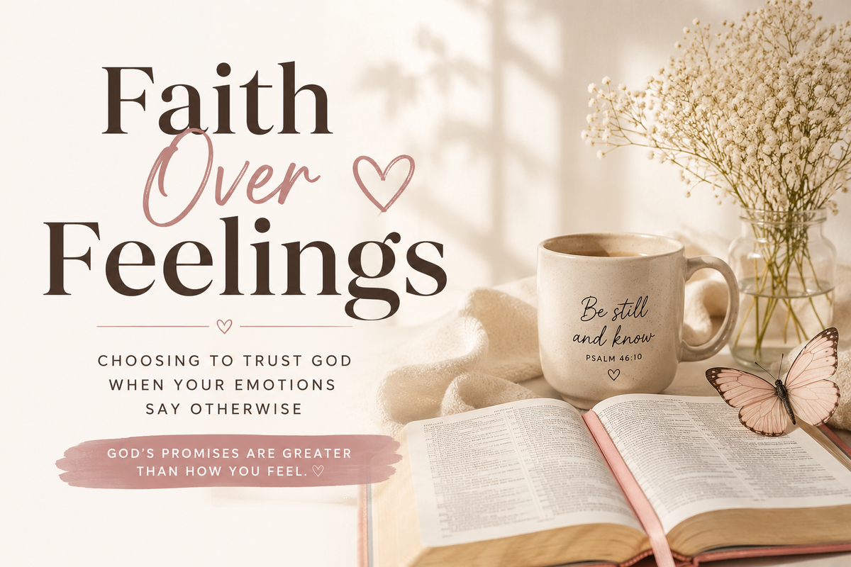 Faith Over Feelings 🤍