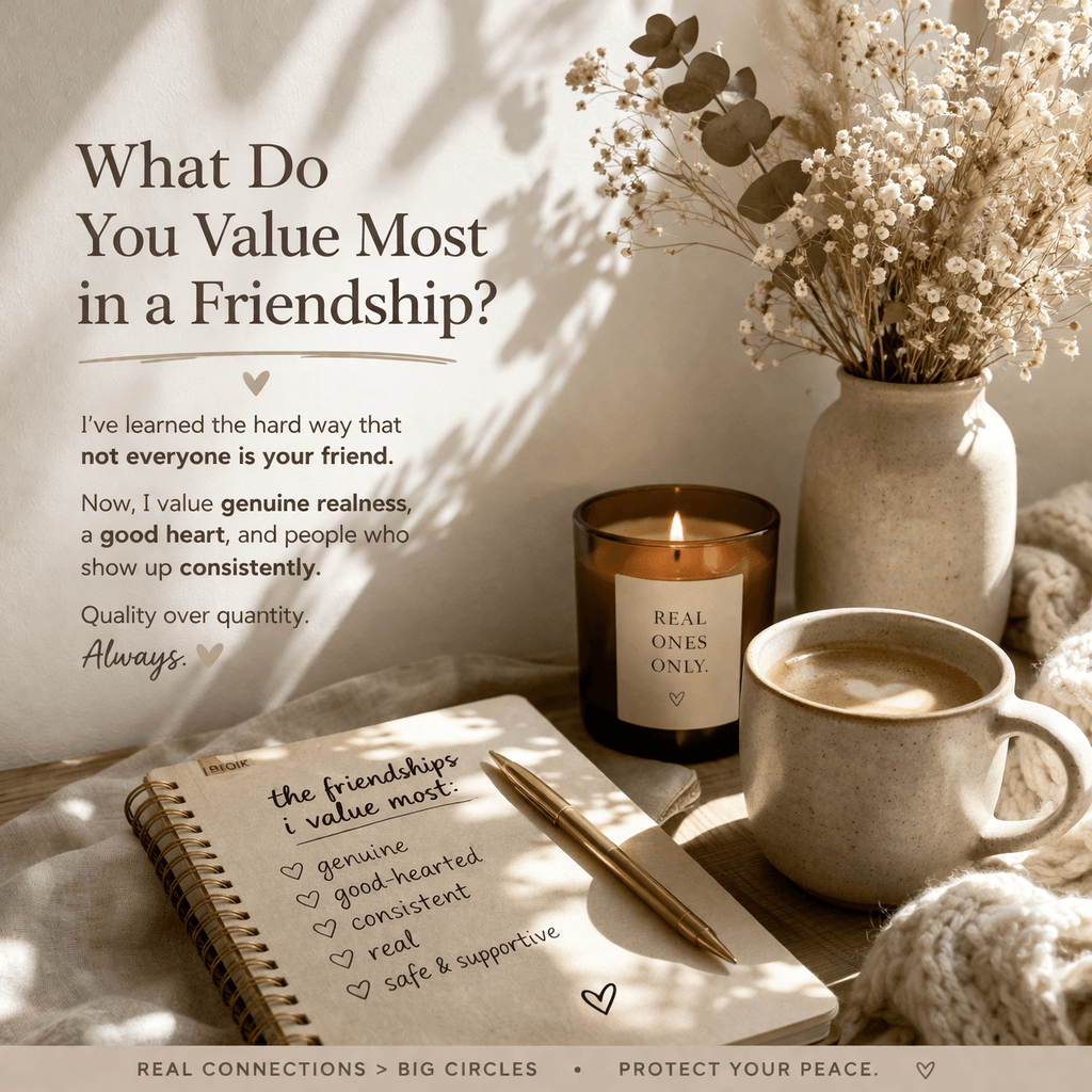 What Do You Value Most in a Friendship?
