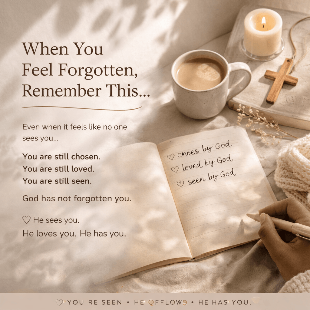 When You Feel Forgotten, Remember This