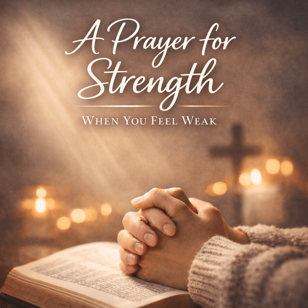 A Prayer for Strength When You Feel Weak