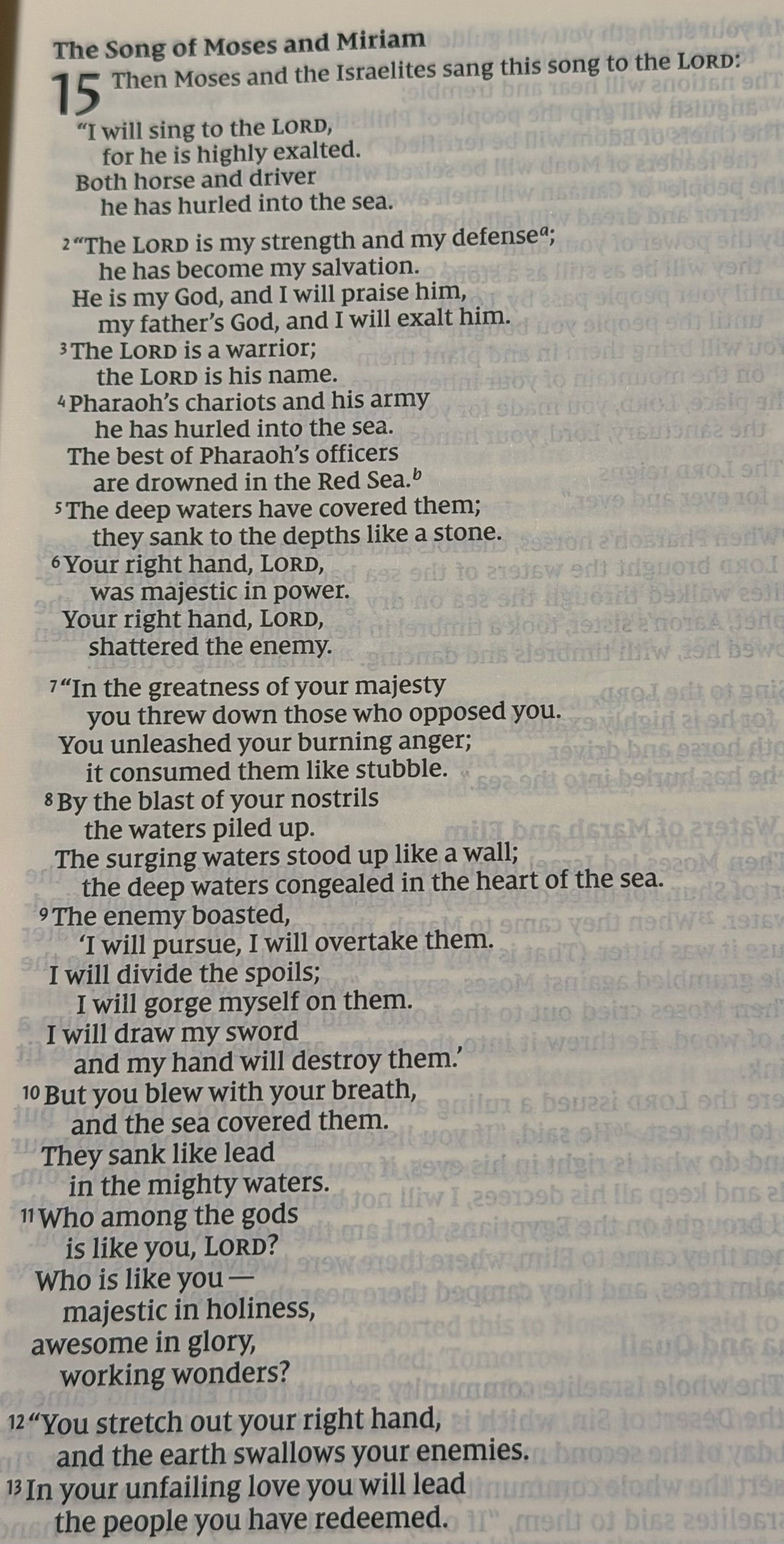 Exodus 15 — A Song of Victory