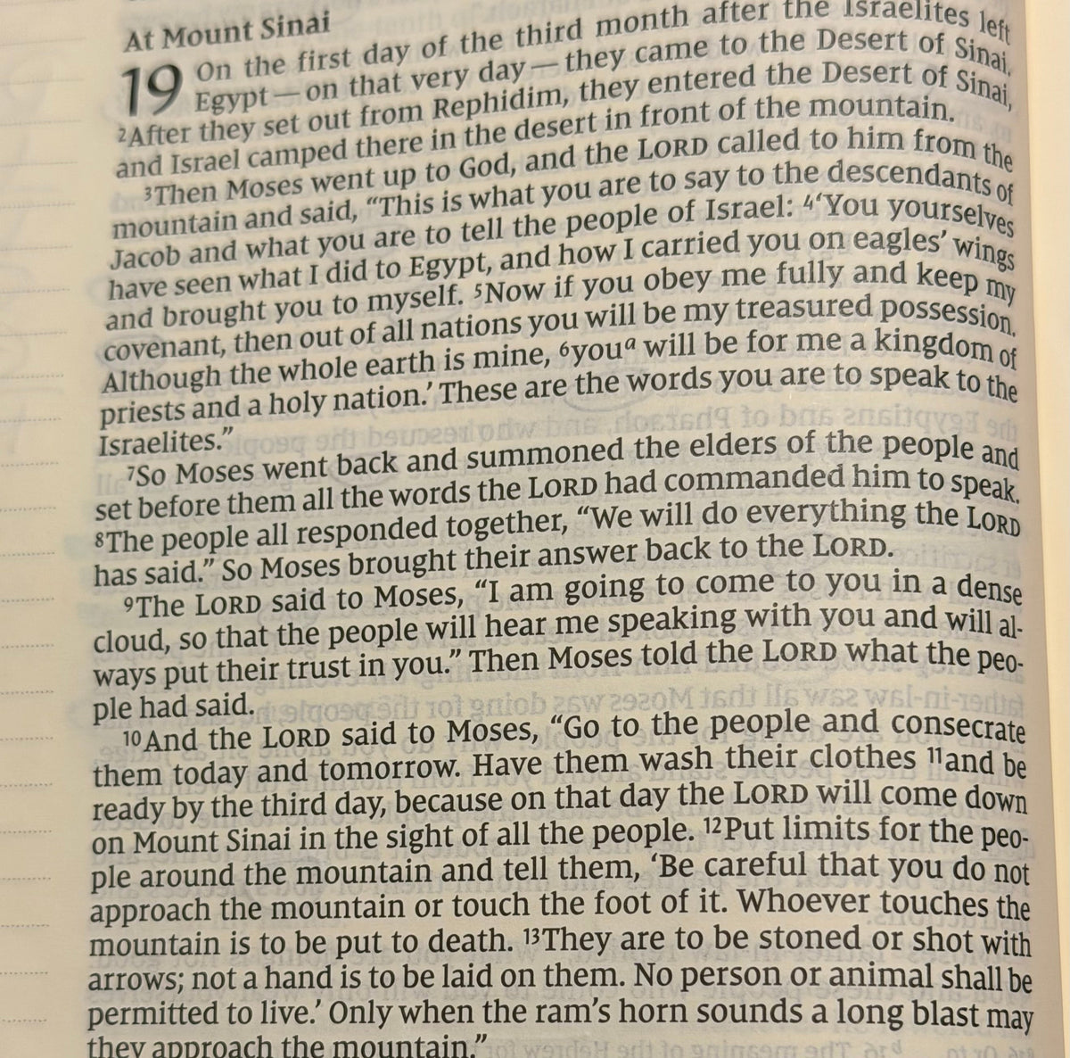 Exodus 19 — God Meets Israel at Mount Sinai