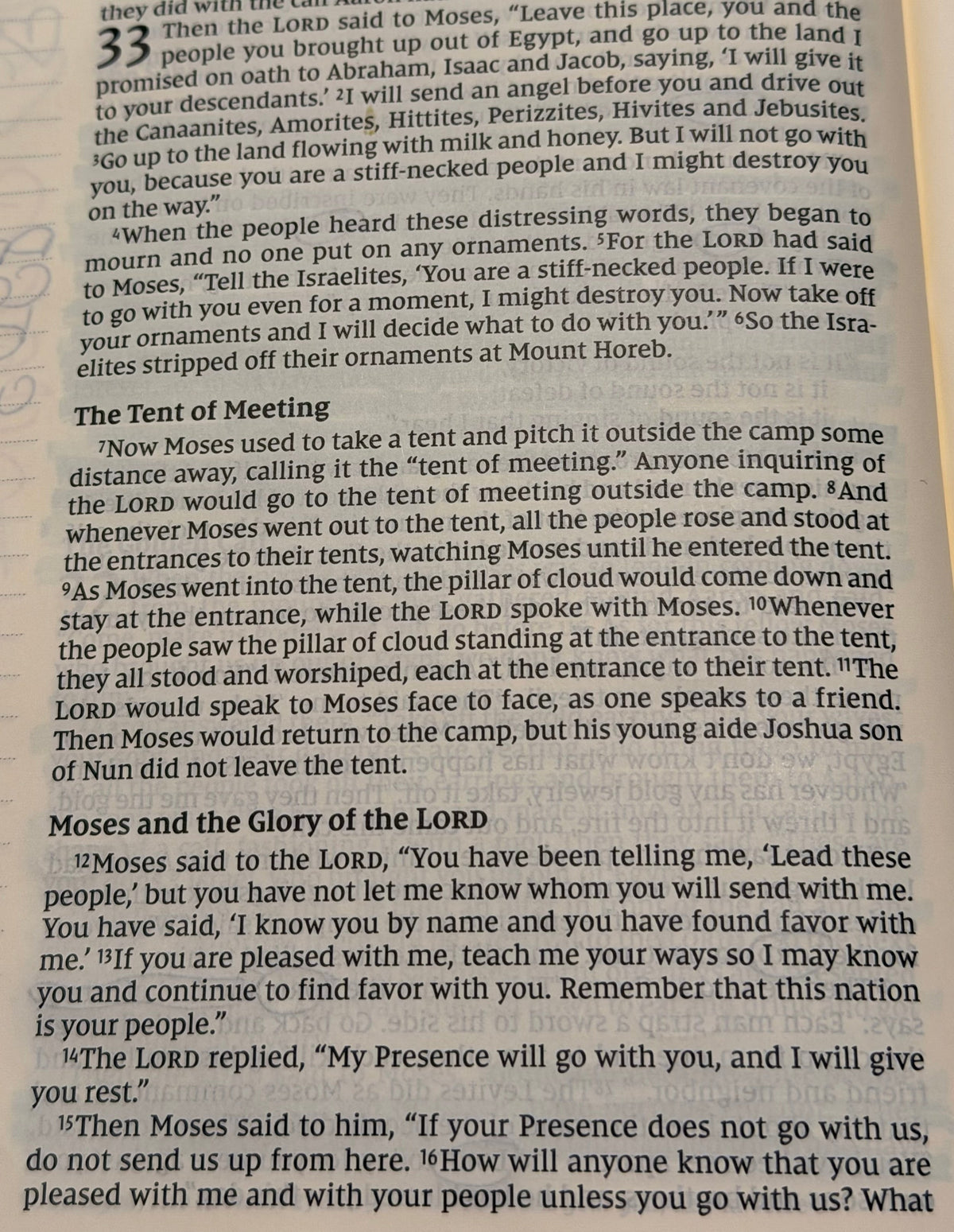 Exodus 33 — God’s Presence Changes Everything