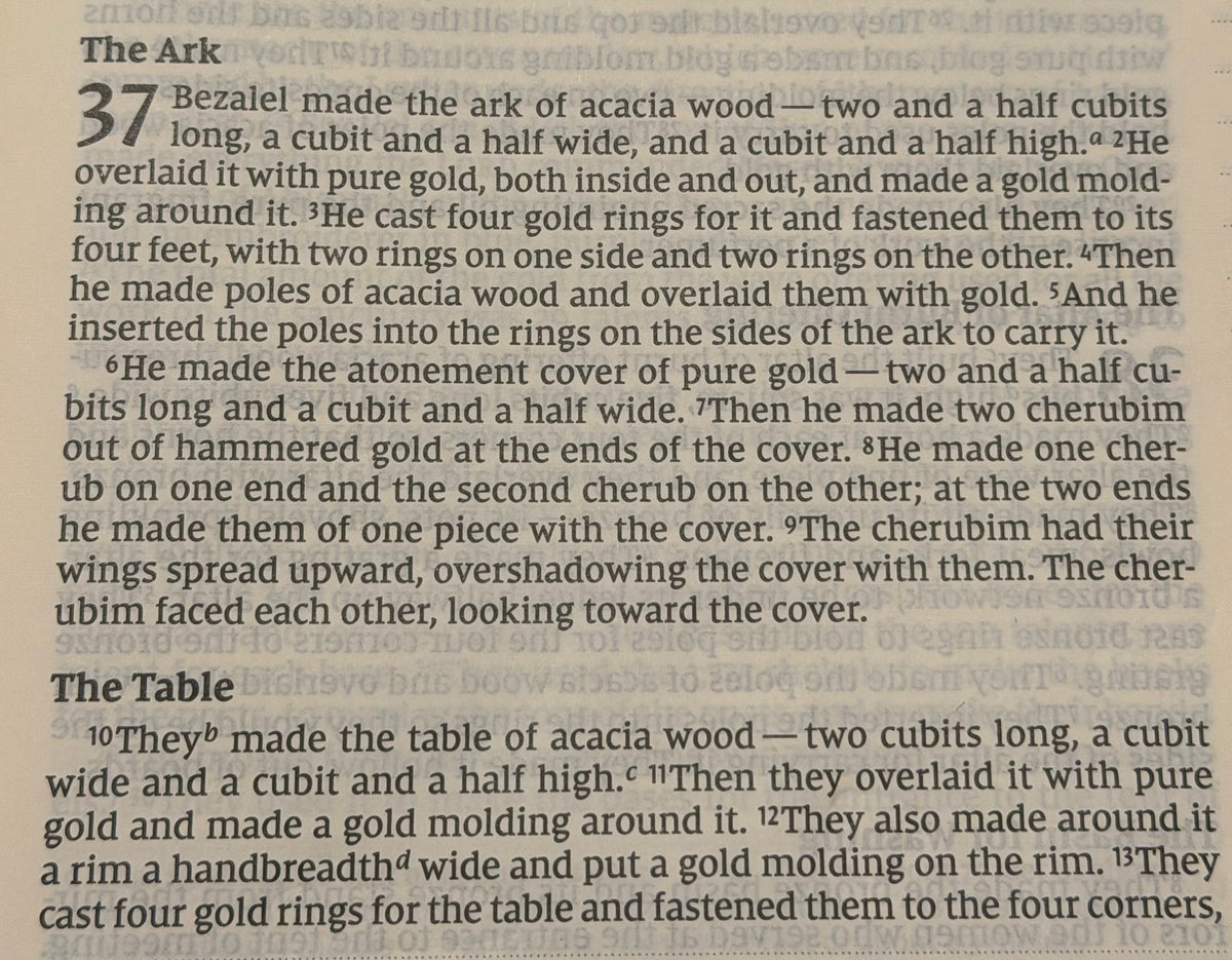 Exodus 37 — Building What God Designed