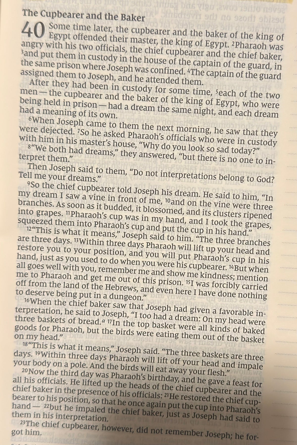 Genesis 40 — God Is Working in the Waiting