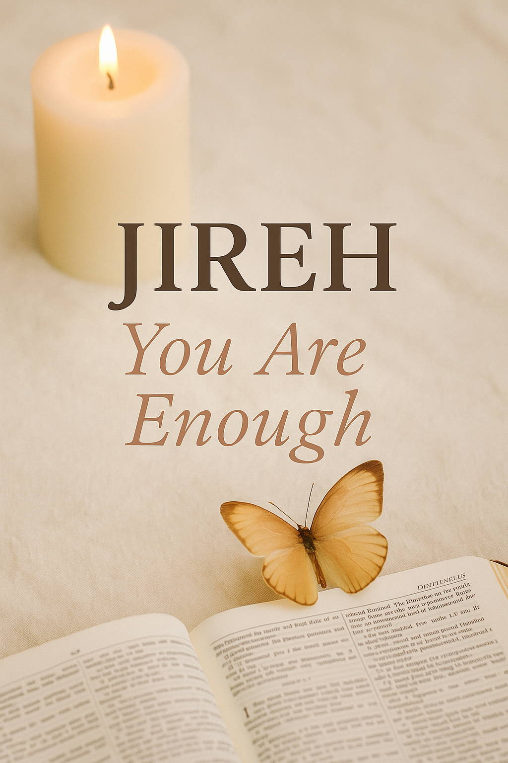 Jireh-You-Are-Enough Butterfly Bliss Candles