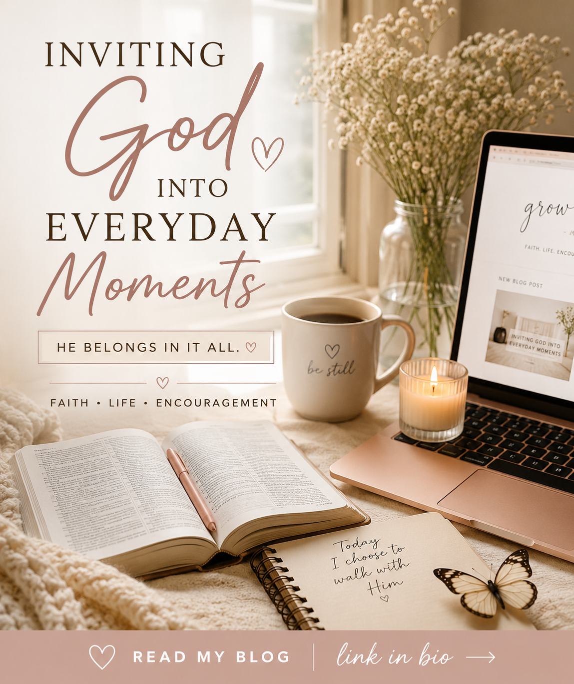 Inviting God Into the Everyday Moments We Usually Overlook 🤍